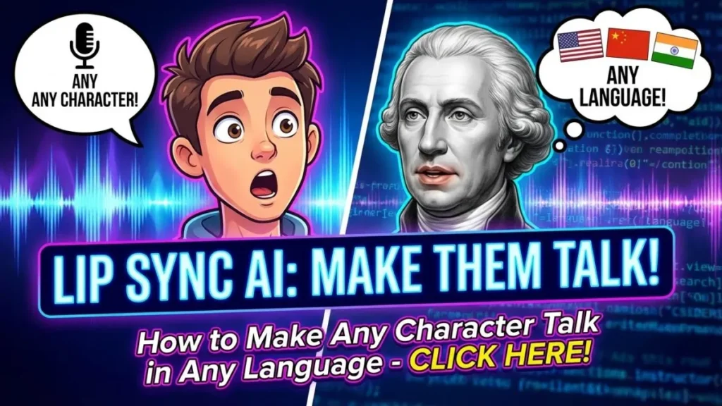 Lip Sync AI Secrets: Instantly Make Any Character Talk in Any Language