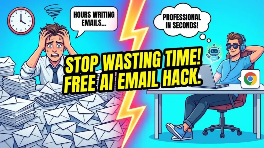 Email Automation: How to Write Professional Emails in Seconds Using Free AI Chrome Extensions.