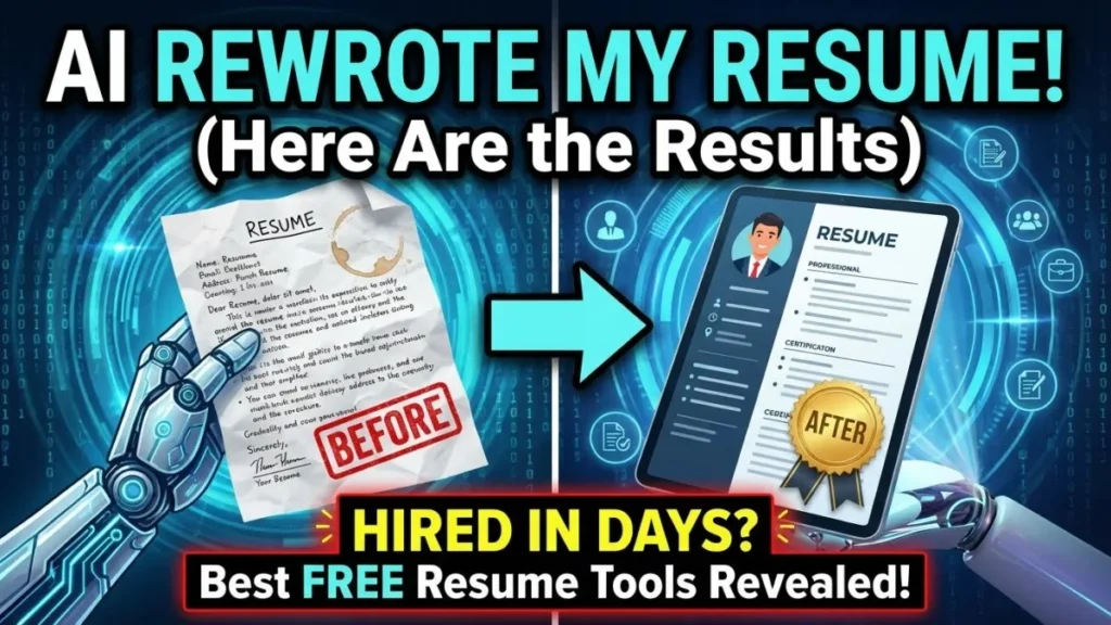 Resume Builders: I Let AI Rewrite My Resume: Here Are the Results (Best Free Resume Tools).