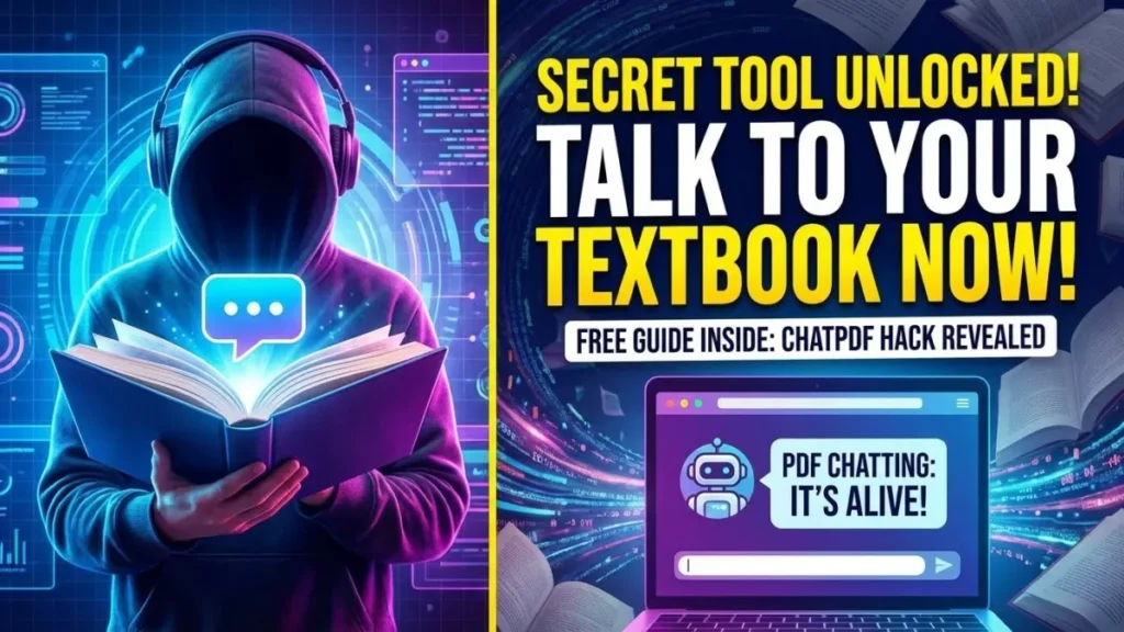 PDF Chatting: How to "Talk" to Your Textbook: Guide to Using ChatPDF for Free.