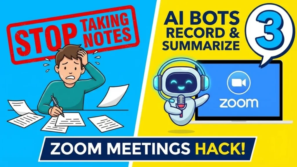 Meeting Notes: Stop Taking Notes: 3 AI Bots That Record and Summarize Zoom Meetings.