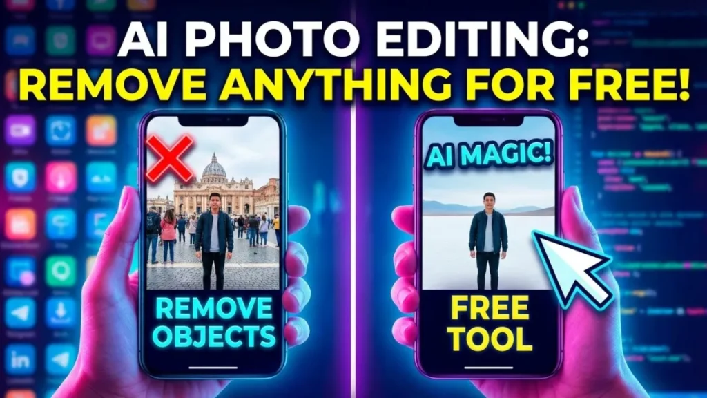 Photo Editing: How to Remove Backgrounds and Objects from Photos Using AI for Free.