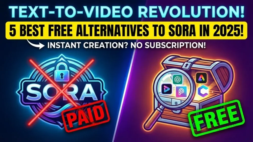 Text-to-Video Free: 5 Best Alternatives to Sora in 2025