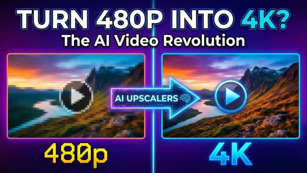 AI Video Upscalers: How to Turn 480p Footage into 4K
