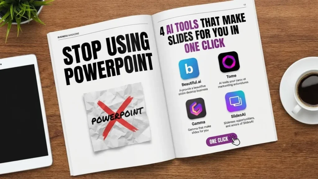 Stop using PowerPoint: 4 AI Tools That Make Slides for You in One Click