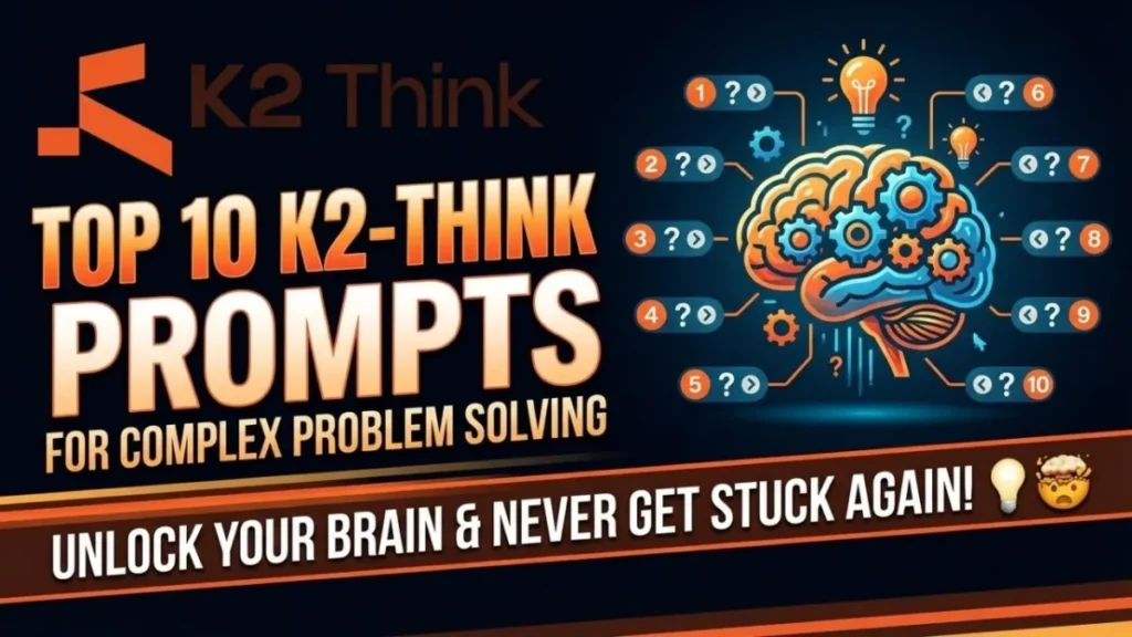 Top 10 K2-Think Prompts for Complex Problem Solving