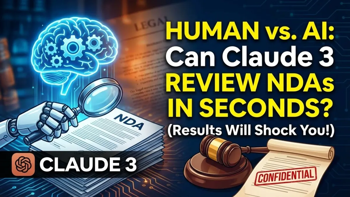 AI for Legal Contracts: Reviewing NDAs with Claude 3